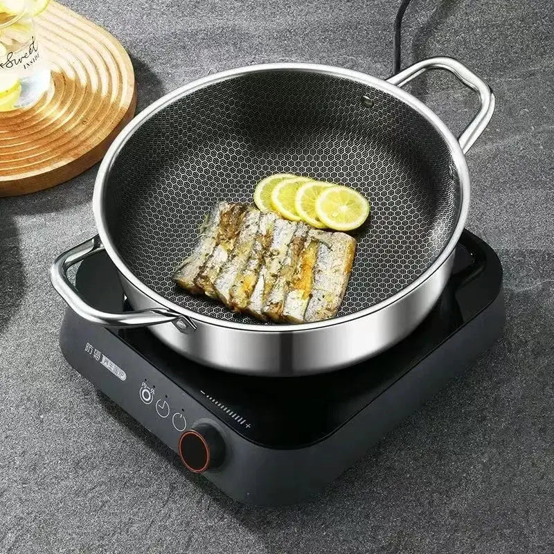 Stainless Steel Soup Pot | 3-4L Capacity | 28 cm | Gas And Induction Compatible