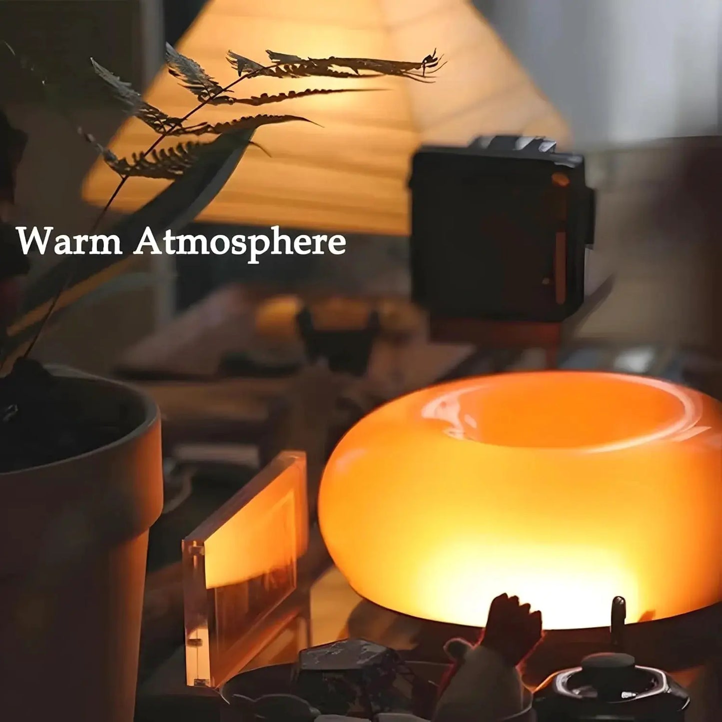 Aesthetic Doughnut LED Night Lamp – Cozy Ambient Light, Touch Control,Warm Color from PriceLows™