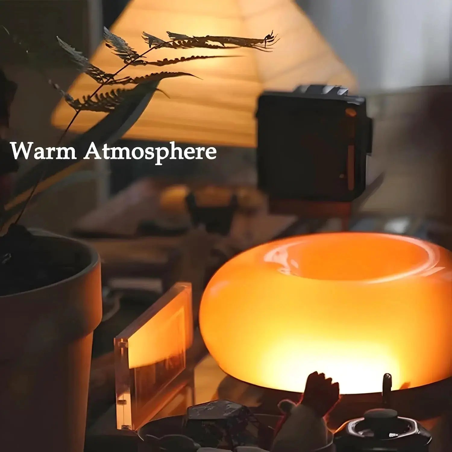 Aesthetic Doughnut LED Night Lamp – Cozy Ambient Light, Touch Control,Warm Color from PriceLows™