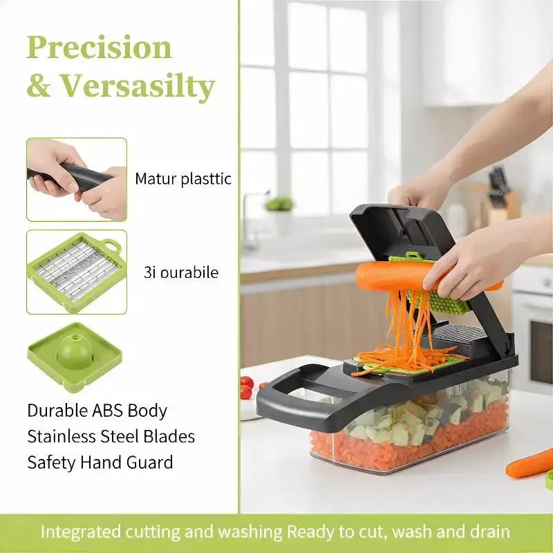 Food Chopper | 16 In 1 Functions | Stainless Steel Blade | Egg Separator
