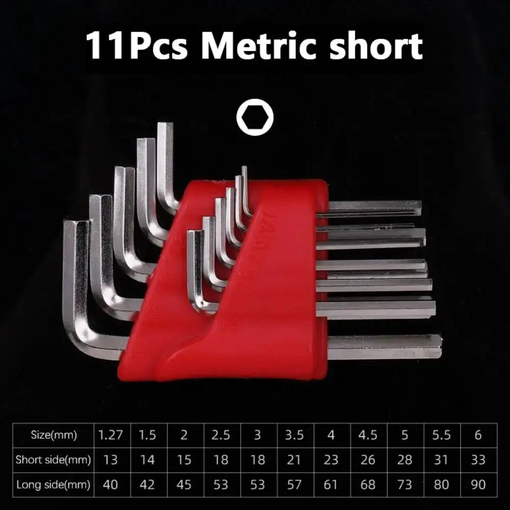 5/8/11 PCS Mini Portable Allen Wrench Metric Wrench Inch Wrench Easy To Carry L Wrench Size Allen Key Short Arm Tool Set from PriceLows™