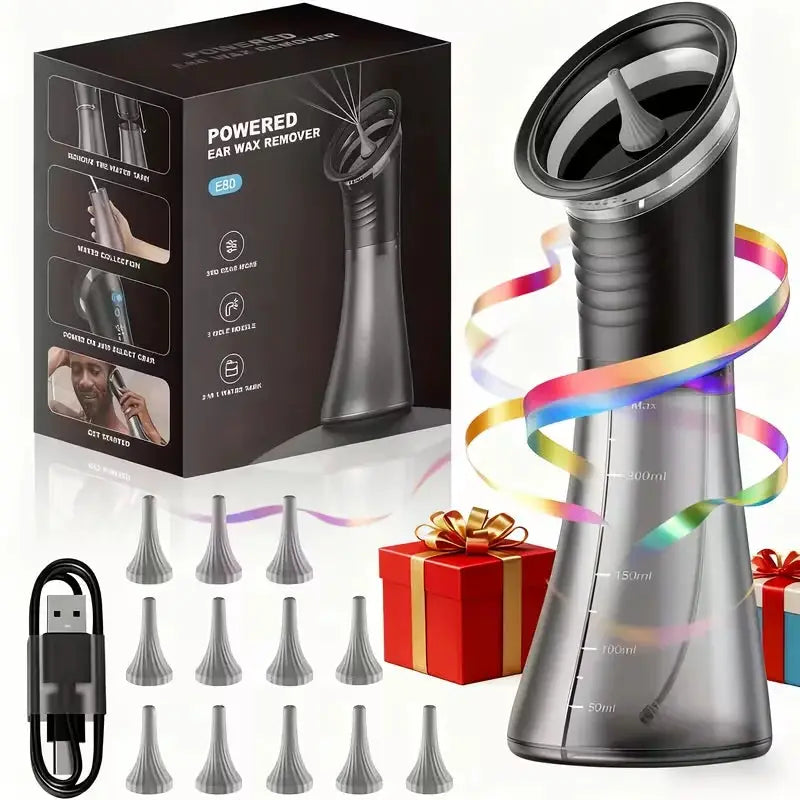 Rechargeable Ear Cleaner for Removing Earwax Integrated Dry and Dirty Storage Replaceable NozzleVisual Sewage Recovery Window from PriceLows™