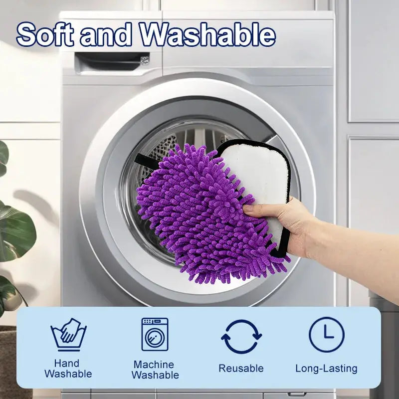 Mop Pads for Swiffer PowerMop Refills Reusable Heavy-Duty Microfiber Washable Pad for Multi-Surface and Wood Mop from PriceLows™