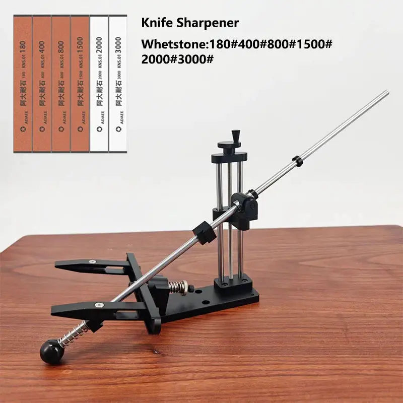 Knife Sharpener | Aluminium Alloy Body | Rotation Angle Adjustment | Fixed
