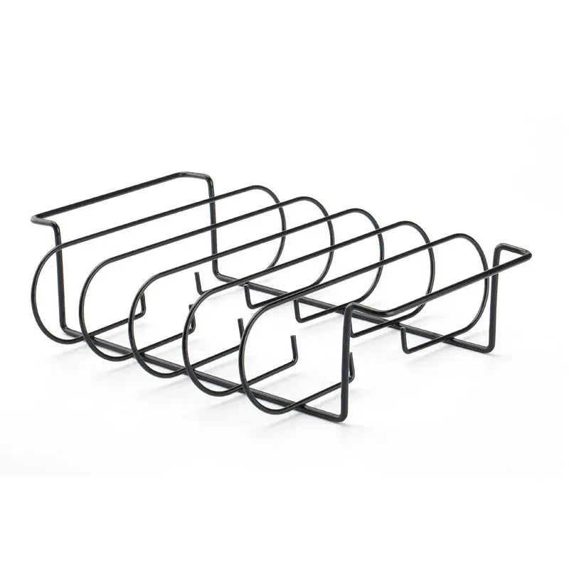 BBQ Rib Rack | Nonstick Coated Steel | Holds 4 Ribs | JT25t