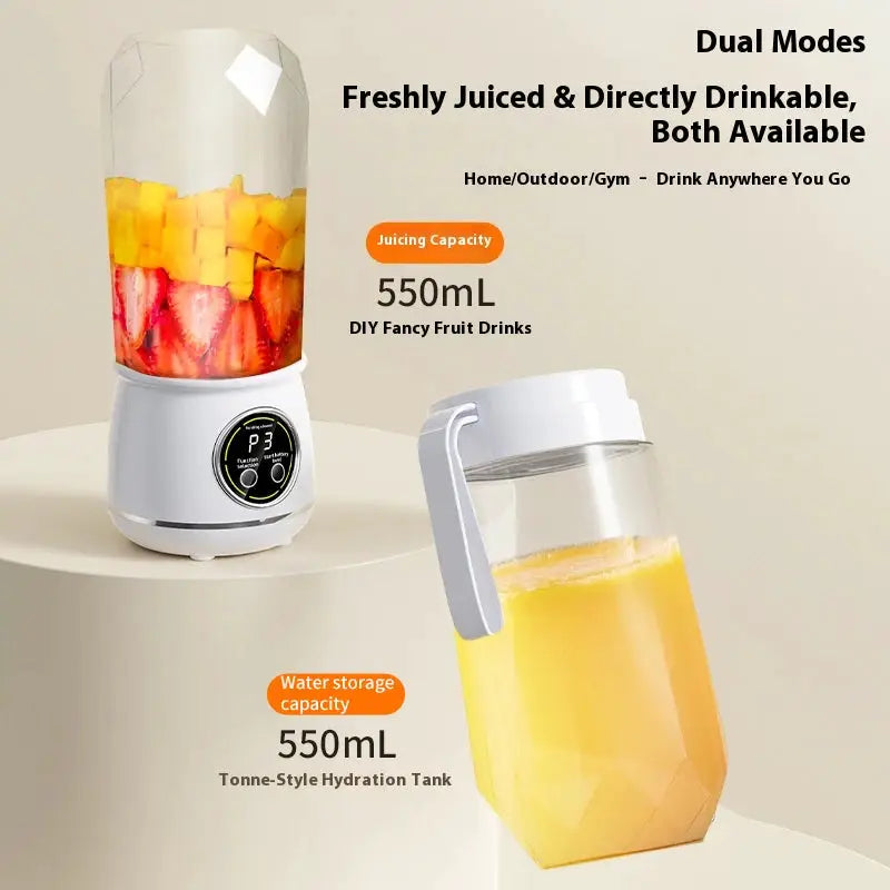 Electric Juicer, USB Charging Digital Blender, Portable Juicer, Suitable for Making Smoothies, Milkshakes, and Fruit Juices from PriceLows™