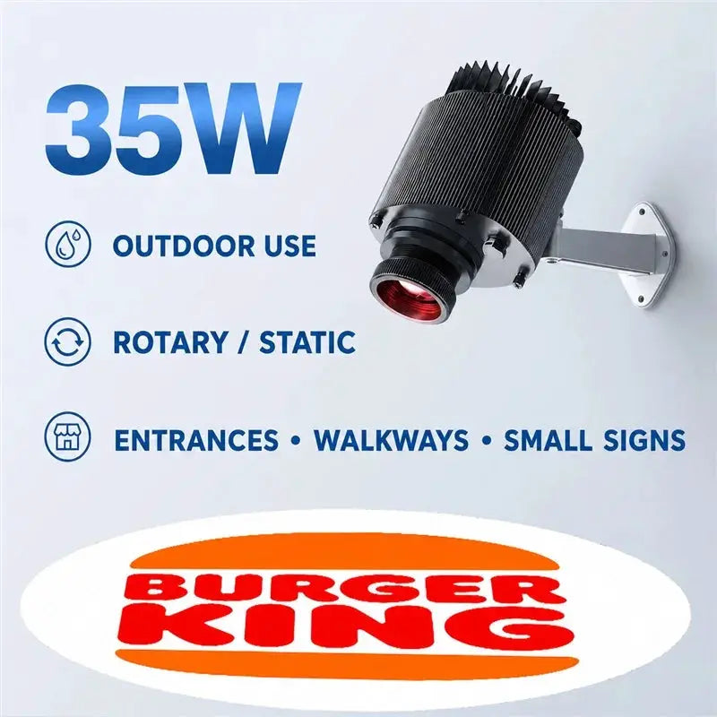 LED Image Projector | IP67 Waterproof | Custom Gobo Logo | HD Projection