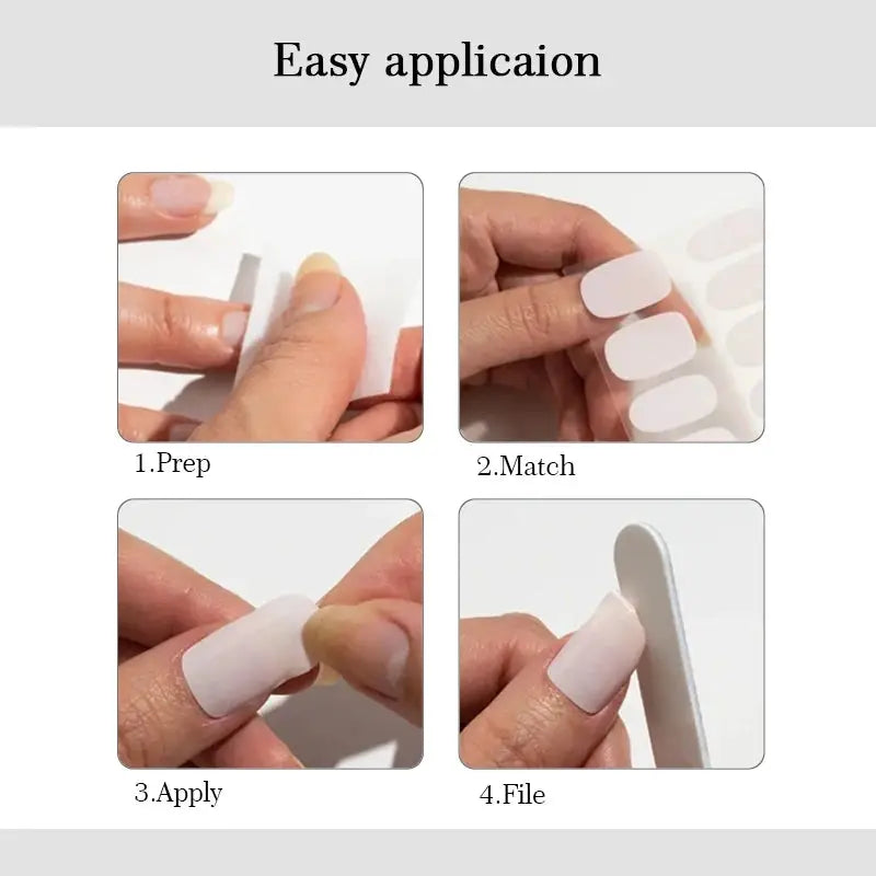 Full Cover Nail Stickers Fashion Nail Polish Nail Decoration Sparkling Glitter Self Adhesive Manicure Designer Nail Art Sticker from PriceLows™
