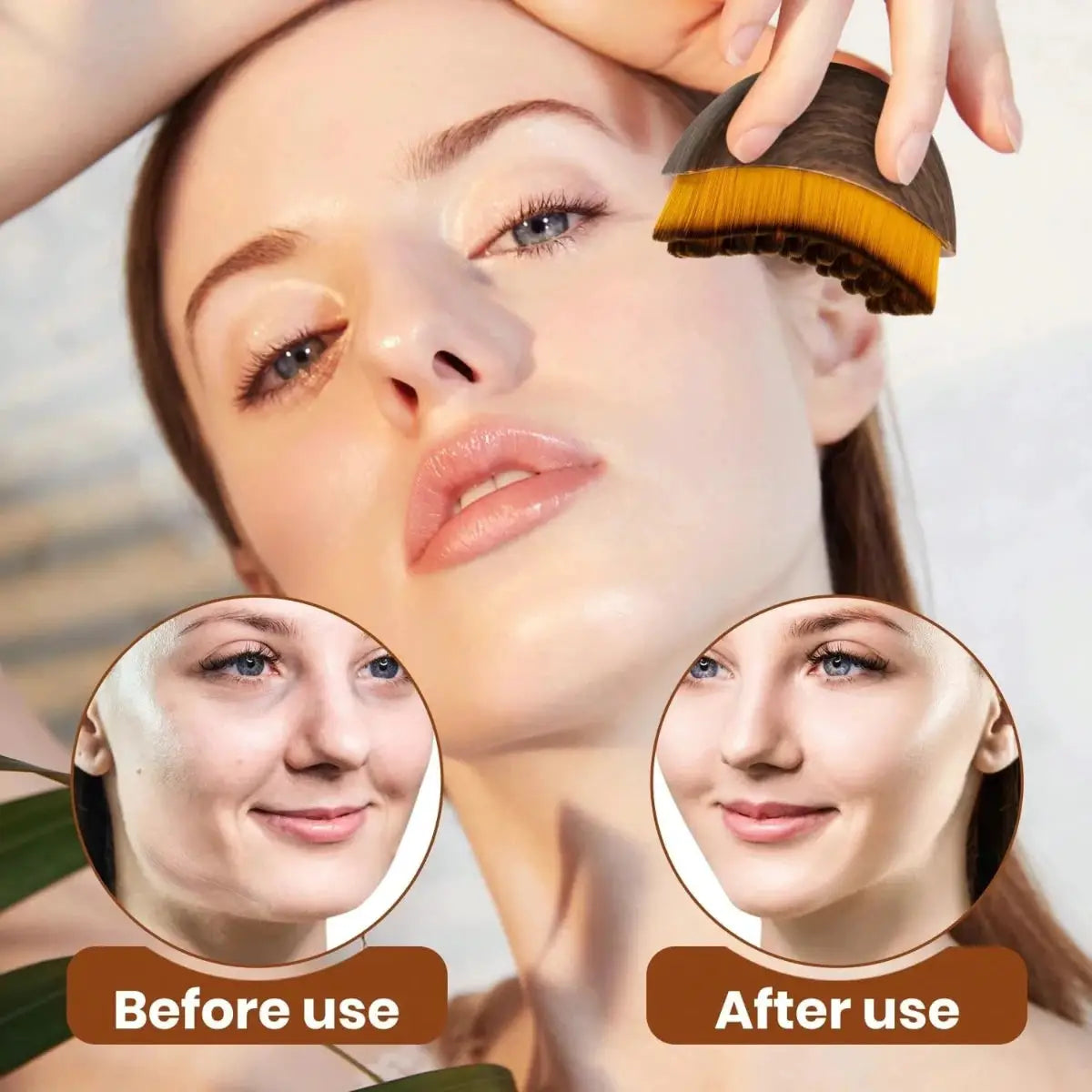 Lymphatic Face Brush | Silicone Sculpting Design | Ergonomic Jawline Contour Tool