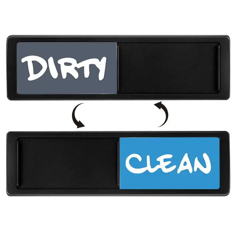 Dishwasher Magnet | Clean Dirty Sign | Fridge Use | 17.7x5.2cm