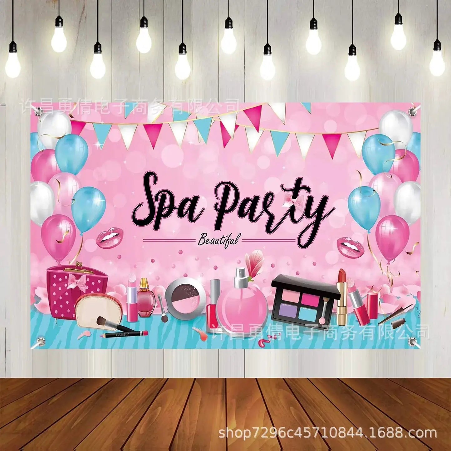 Girls Birthday Party Supplies | Paper Plate Napkin Tablecloth Set | Star Pattern