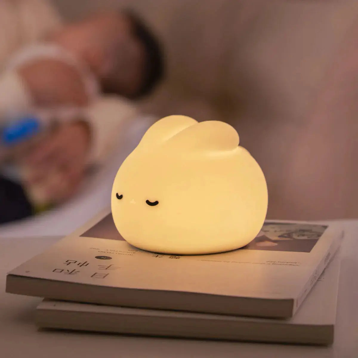 Silicone Night Light | USB Rechargeable | Rabbit Shape | Compact