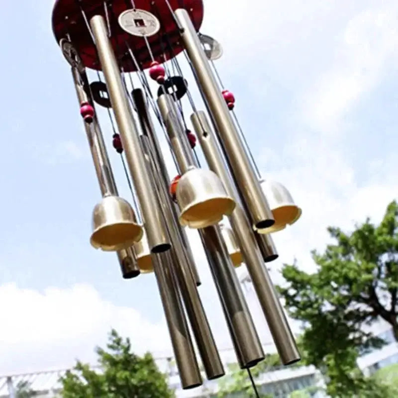 Large Wind Chime Tubes Bells Metal Church Bell Outdoor Garden Home Garden Decor Hanging Wind Chime Symbol Of Good Luck from PriceLows™