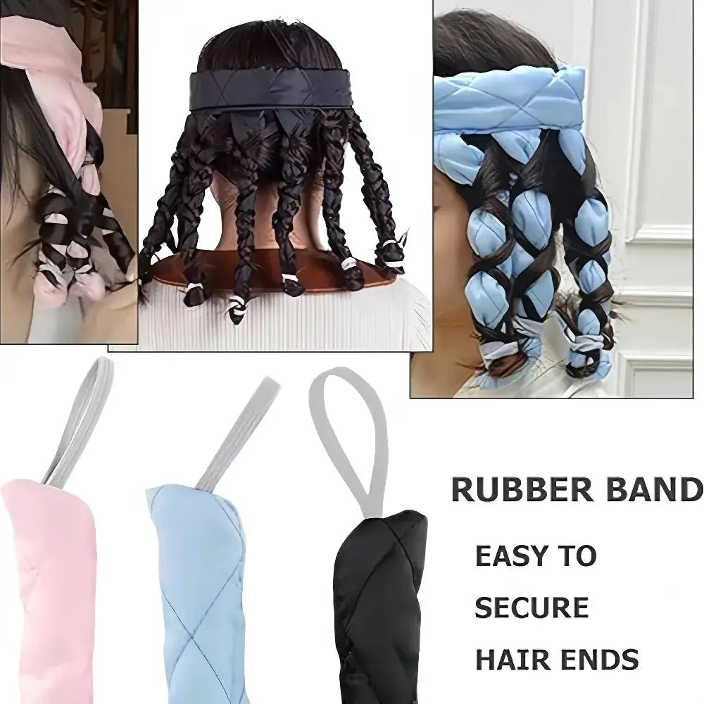 Heatless Curling Headband | Soft Texture | Overnight Style | 2 Pack