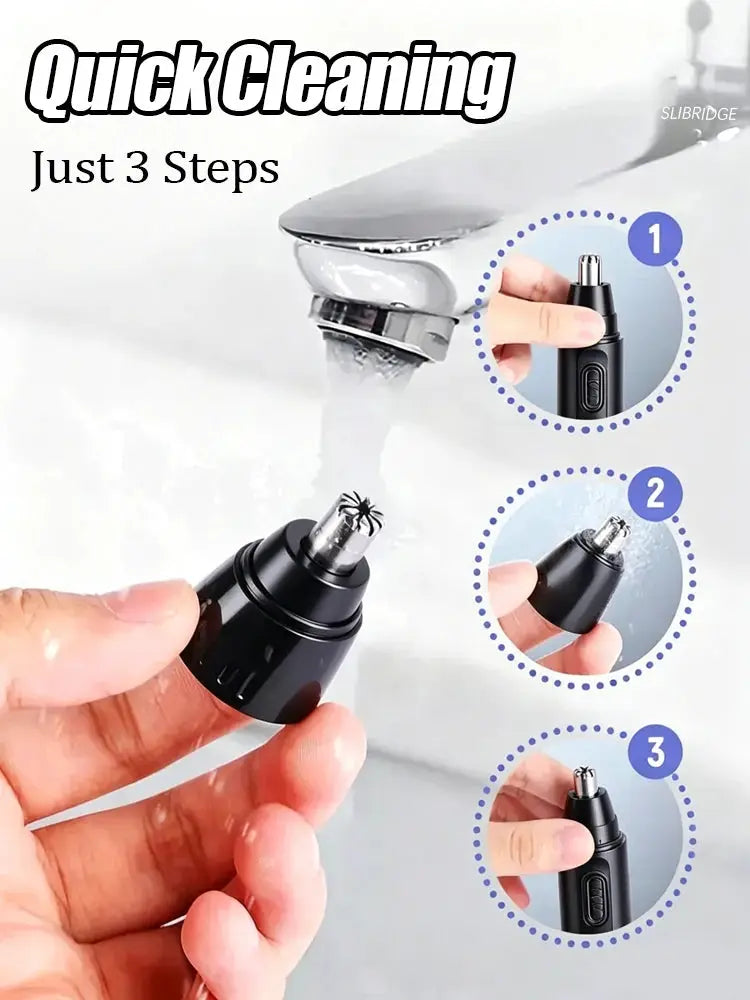 Rechargeable electric nose hair trimmer Nose hair razor Ear hair trimmer Spot trimmer Partial shaving with digital display from PriceLows™
