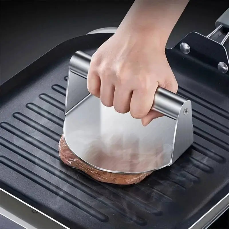 Smash Burger Press | Stainless Steel | Nonstick Surface | Heavy Duty