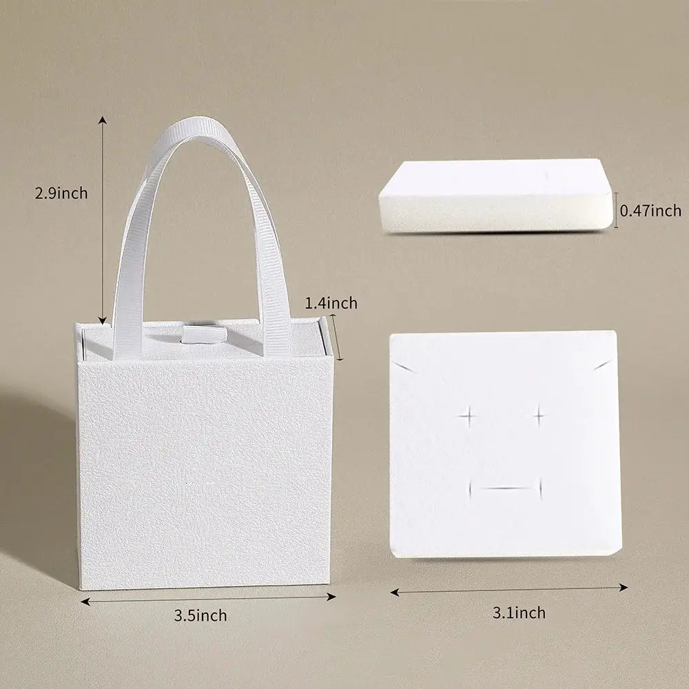 1PC Thick Kraft Paper Drawer Jewelry Box Portable Ring Necklace Bracelet Earrings Gift Display Case Packaging Boxes Cardboard from PriceLows™