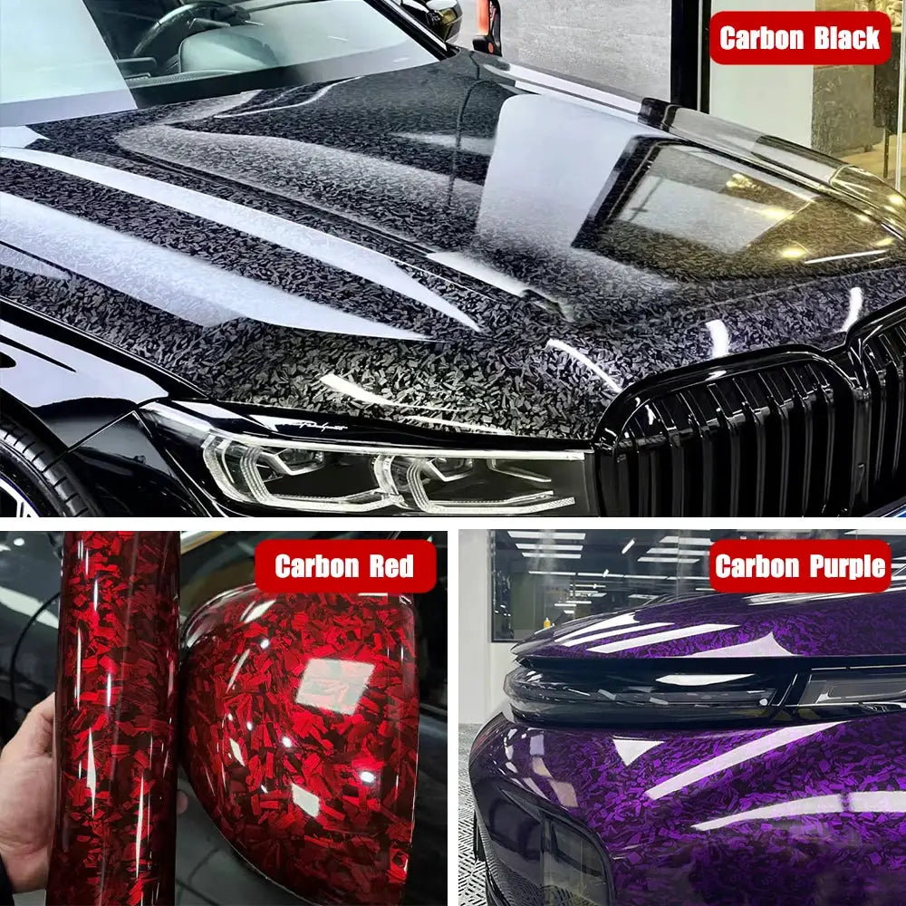 Carbon Fiber Vinyl Film 3D/6D Matte Effect Gloss Motorcycle Body Stickers Forged Carbon Fiber Wrap Foil Sticker Auto Accessories from PriceLows™
