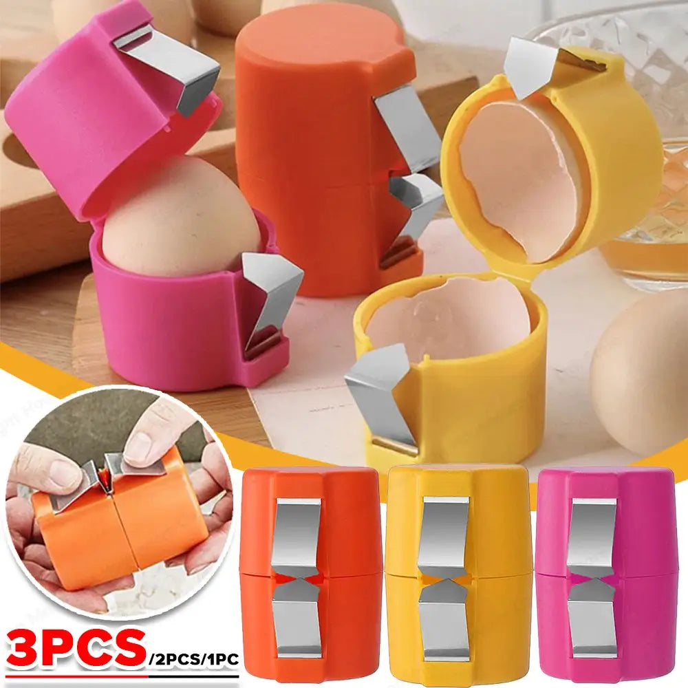 3-1PC Egg Shell Opener Portable Egg Opener Kitchen Handheld Egg Shell Crusher Household Press Egg Shell Separator Kitchen Gadget from PriceLows™