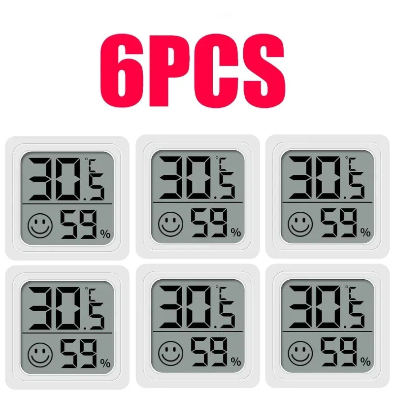 1/3/4/6 PCS Mini LCD Digital Thermometer Hygrometer Indoor Room Temperature Humidity Meter Sensor Gauge Weather Station Set from PriceLows™