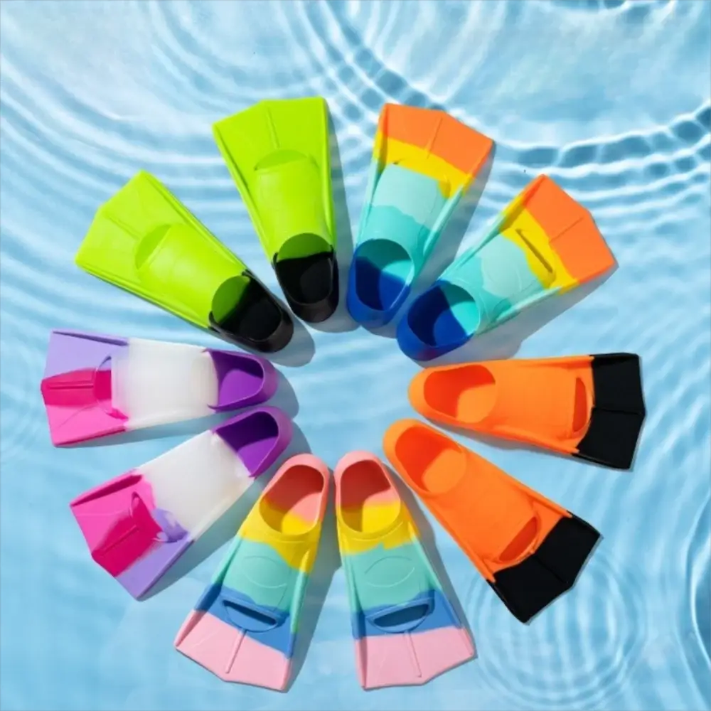 Professional Silicone Swimming Flippers Comfortable Non-slip Swim Fins Frog Shoes for Children Adult from PriceLows™