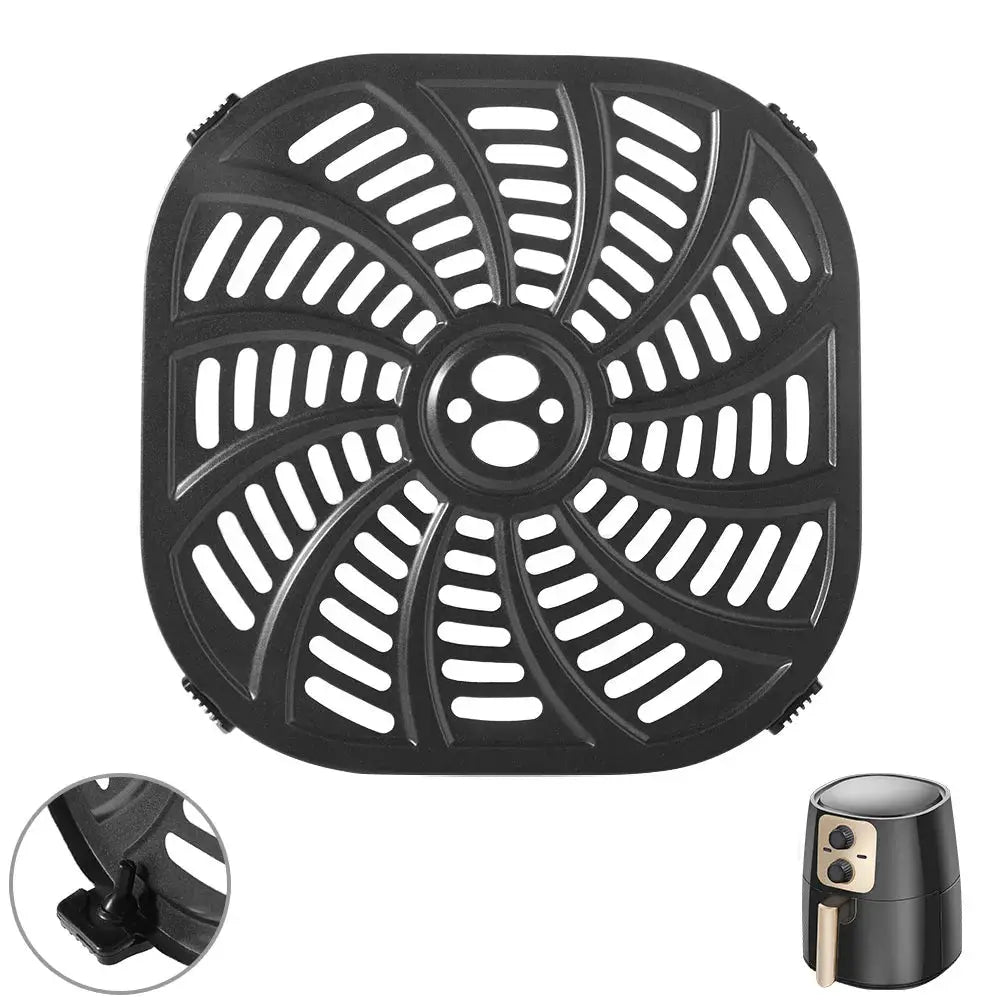Air Fryer Grill Pan | Nonstick Coating | BPA Free | Square And Round