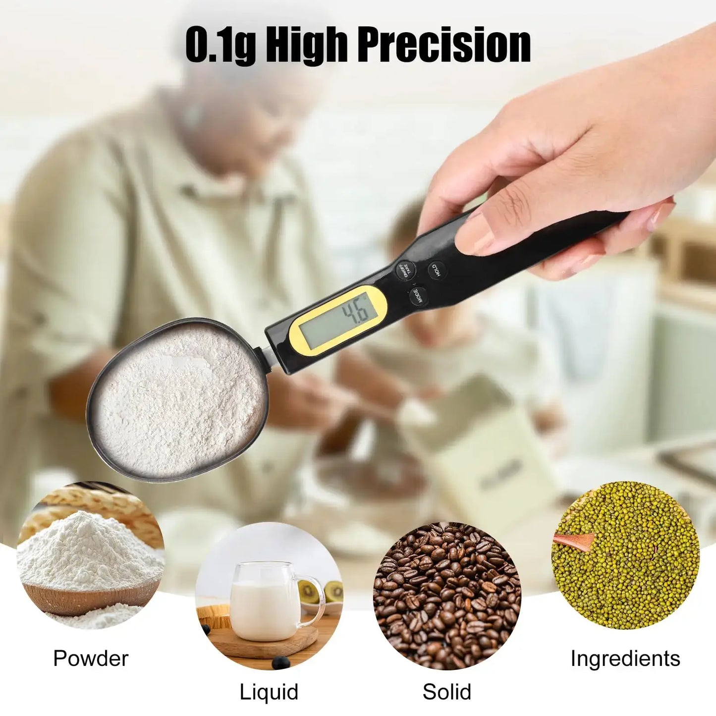 Electronic Kitchen Scale 500g 0.1g LCD Digital Measuring Food Flour Digital Spoon Scale Mini Kitchen Tool for Milk Coffee Scale from PriceLows™