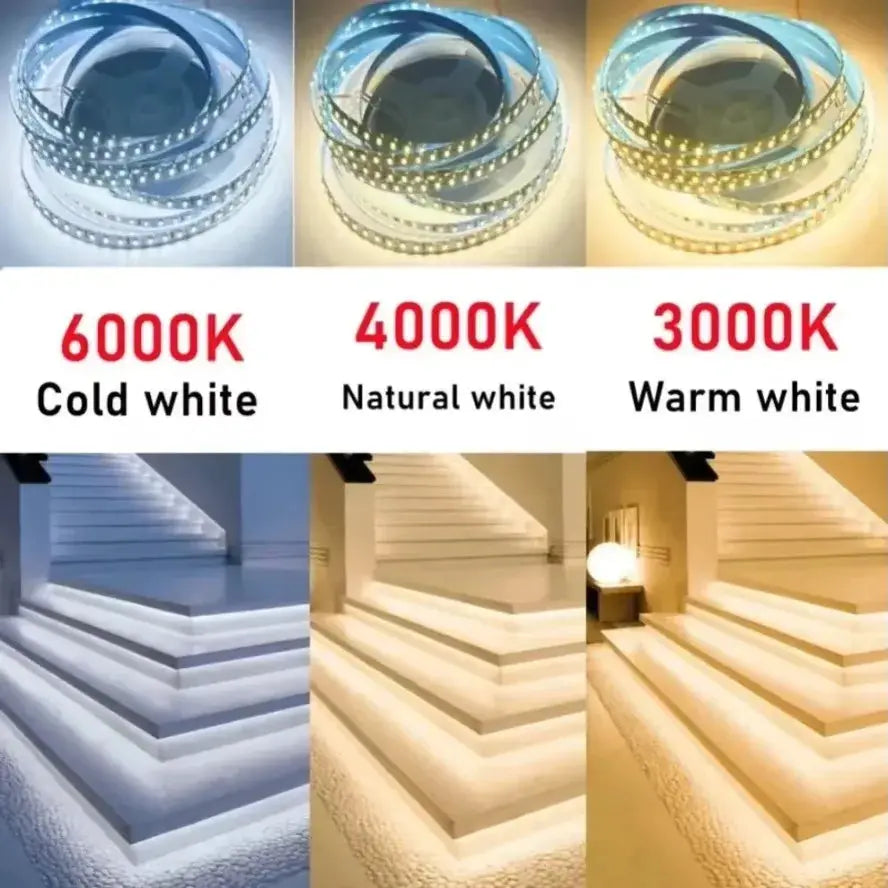 2835 LED Strip 120LEDs/m DC12V 24V Home Lamp Strip Decor Red Ice Blue Green Yellow Pink 2835 Flexible And Cuttable Soft Lamp Bar from PriceLows™