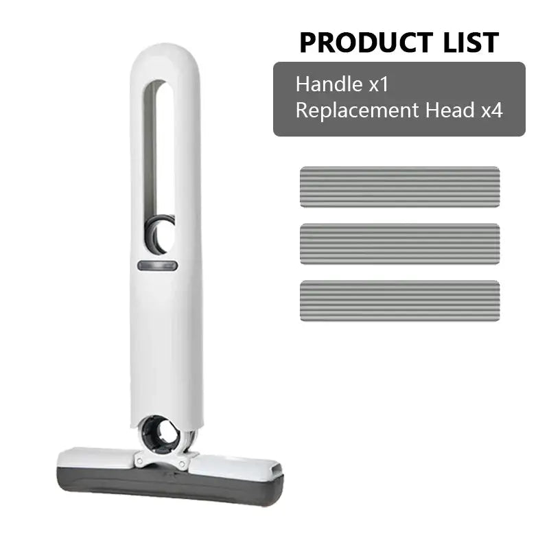 No hand washing required. Strong water absorption Mini squeezable mop with powerful folding design. Household cleaning tool. from PriceLows™