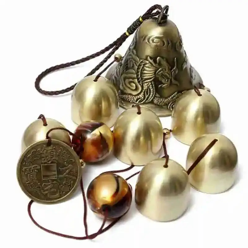 Antique Wind Chime Copper Yard Garden Outdoor Living Decoration Metal Wind Chimes Chinese Oriental Lucky Symbol Of Good Luck from PriceLows™