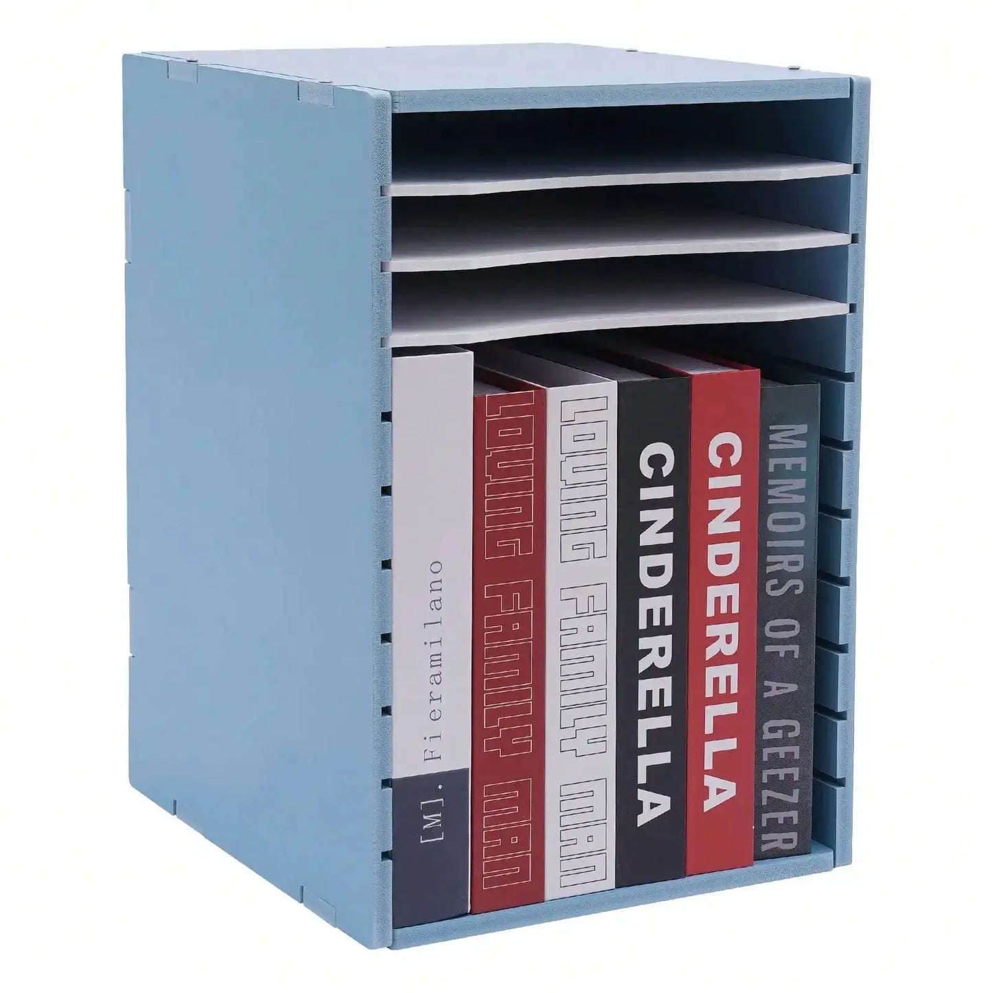 Desktop File Sorter | 11 Slots Vertical | Stackable Paper Organizer