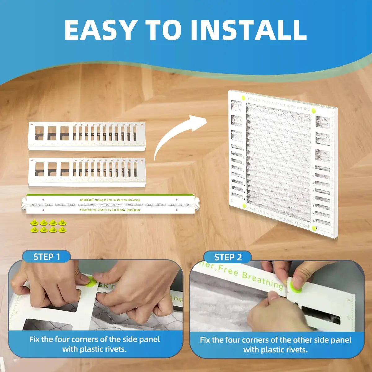 20x25x1 AC Furnace Air Filter MERV 13 Comparable with HVAC Air Condition cabin Vent Fan 19.55 x 24.45 x 0.75 6 Packs from PriceLows™