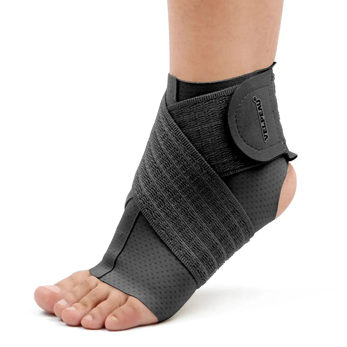 Velpeau Ankle Support Brace | Adjustable Strap | Nylon Compression Sleeve