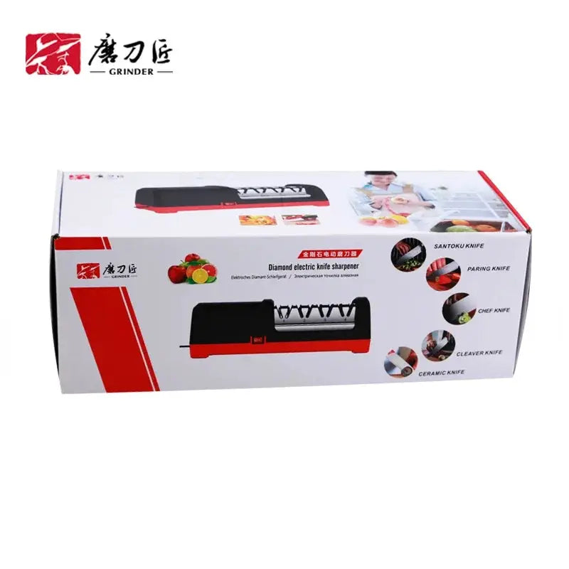Electric Knife Sharpener | Grit 360/600/1000 | 18W | EU Plug