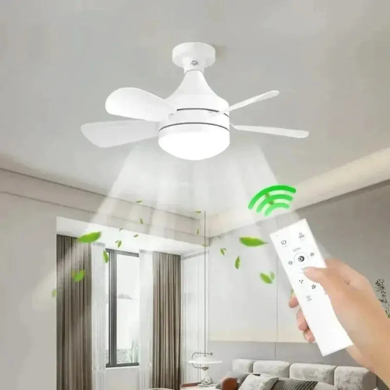 LED Ceiling Fan Light | 60W | Remote Control | E27 Socket, AC85-265V