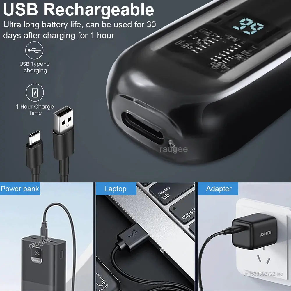 Nose Hair Trimmer Mini Clipper For Men Electric Eyebrow Nose Ears Hair Trimmer USB Rechargeable Travel Portable Nose Hair Cutter from PriceLows™