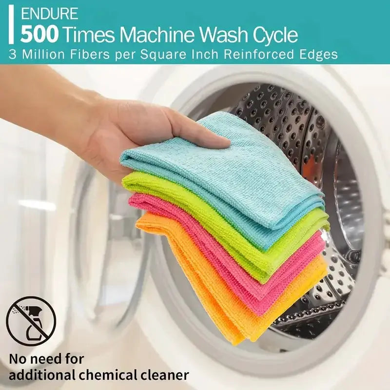 Microfiber Cleaning Cloth | Thickened And Super Absorbent | Car Wash | 25x25cm
