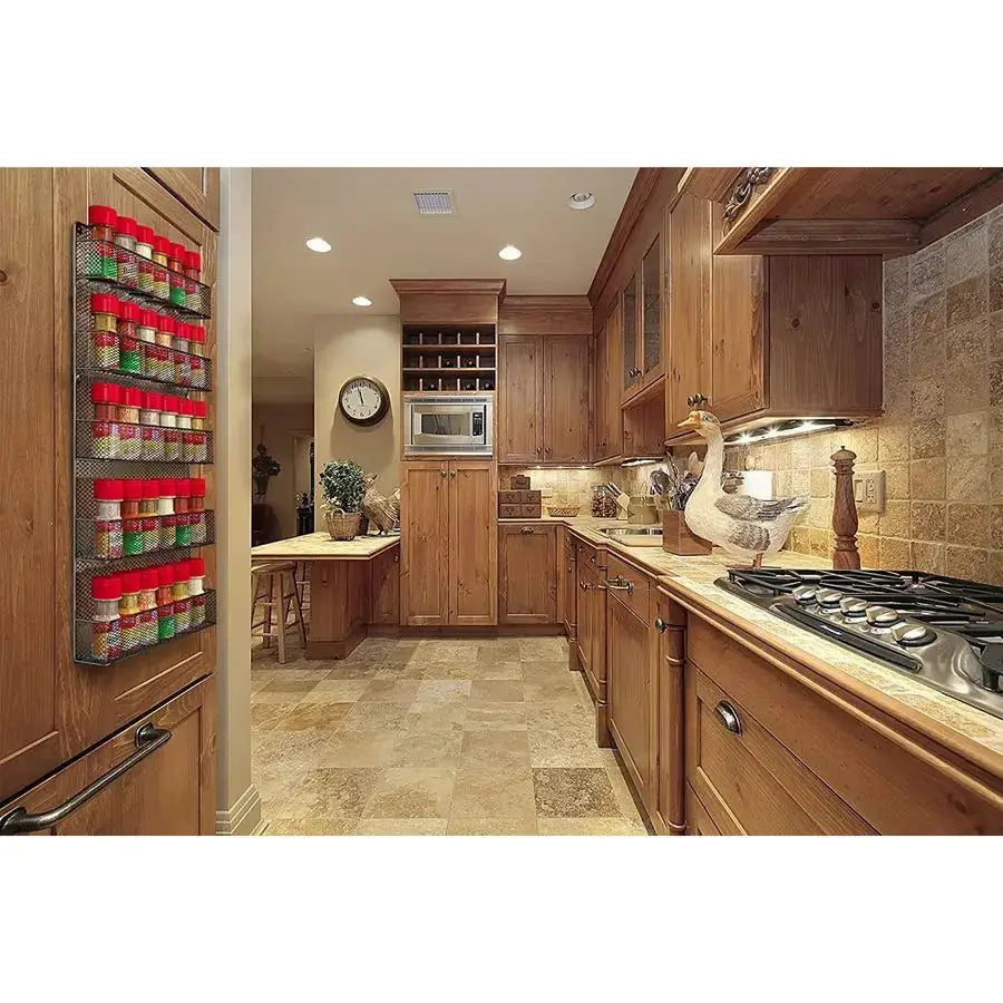 Rack Organizer SpaceSaving WallMount 5Tier Wire Shelves for Pantry or Cabinets Kitchen Organization and Storage by HomeComplete from PriceLows™