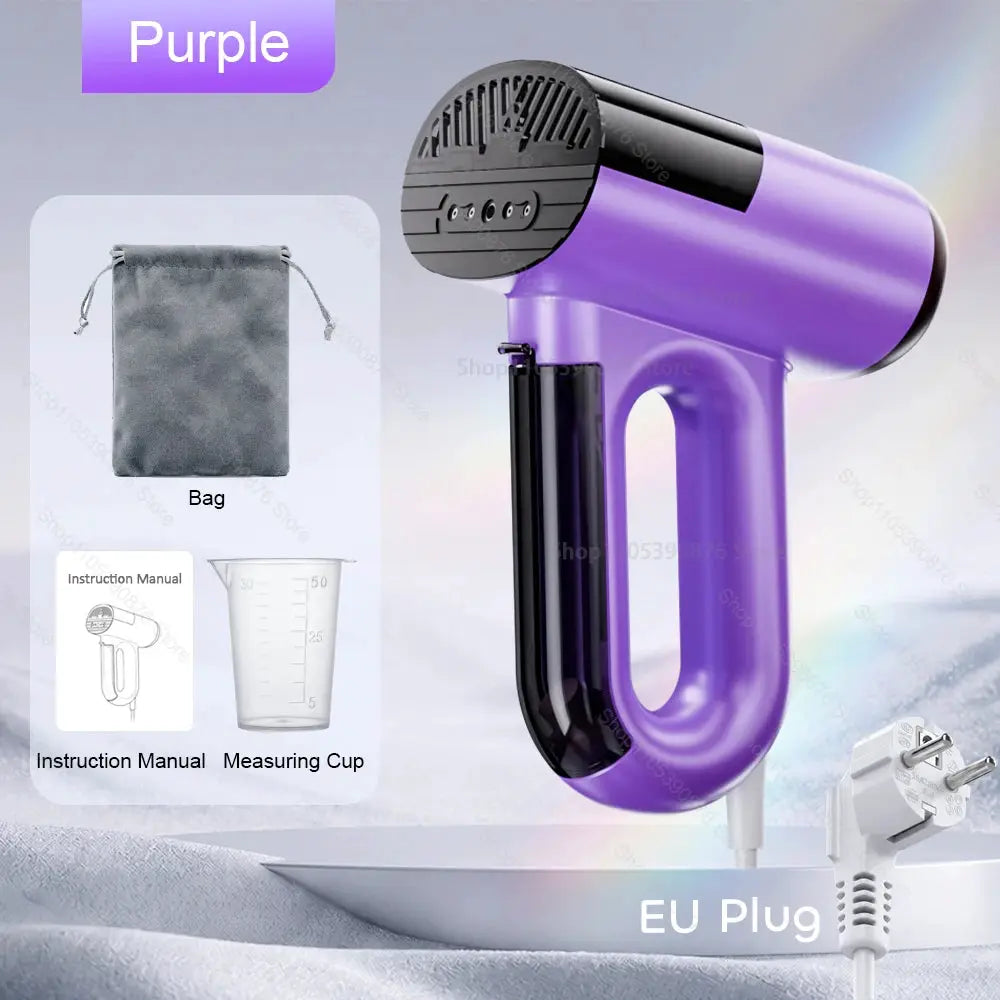 Handheld Garment Steamer | Fast Heating | Powerful Suction | Portable
