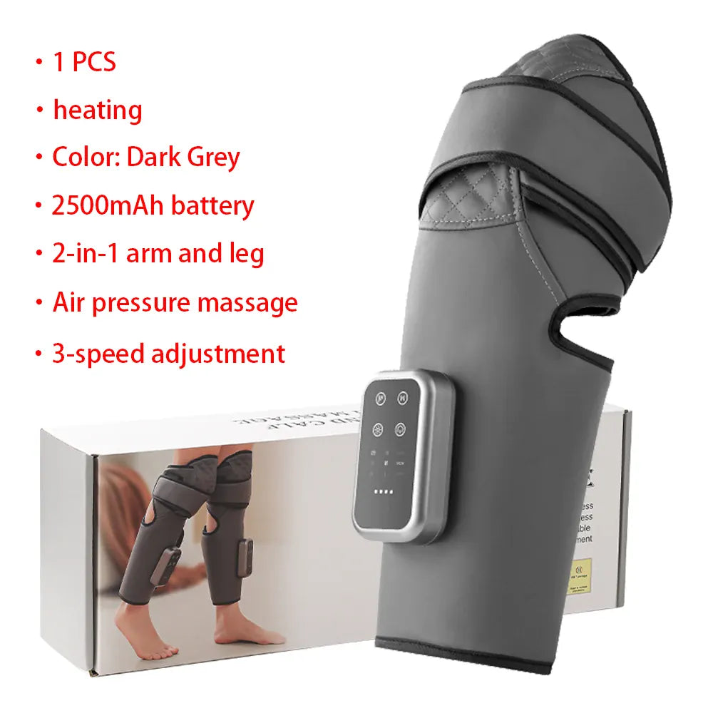 Cordless Leg Massager | Heating Air Compression | 3 Speed