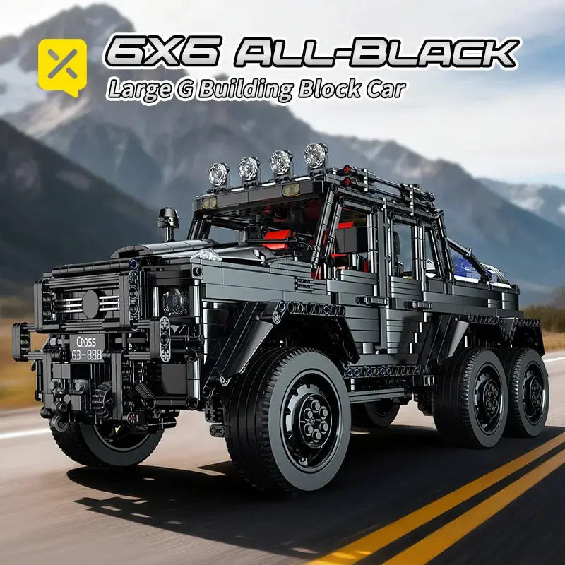 Building Block Kit | 1:8 Scale Off Road Pickup | Technical Build | 3 Colors