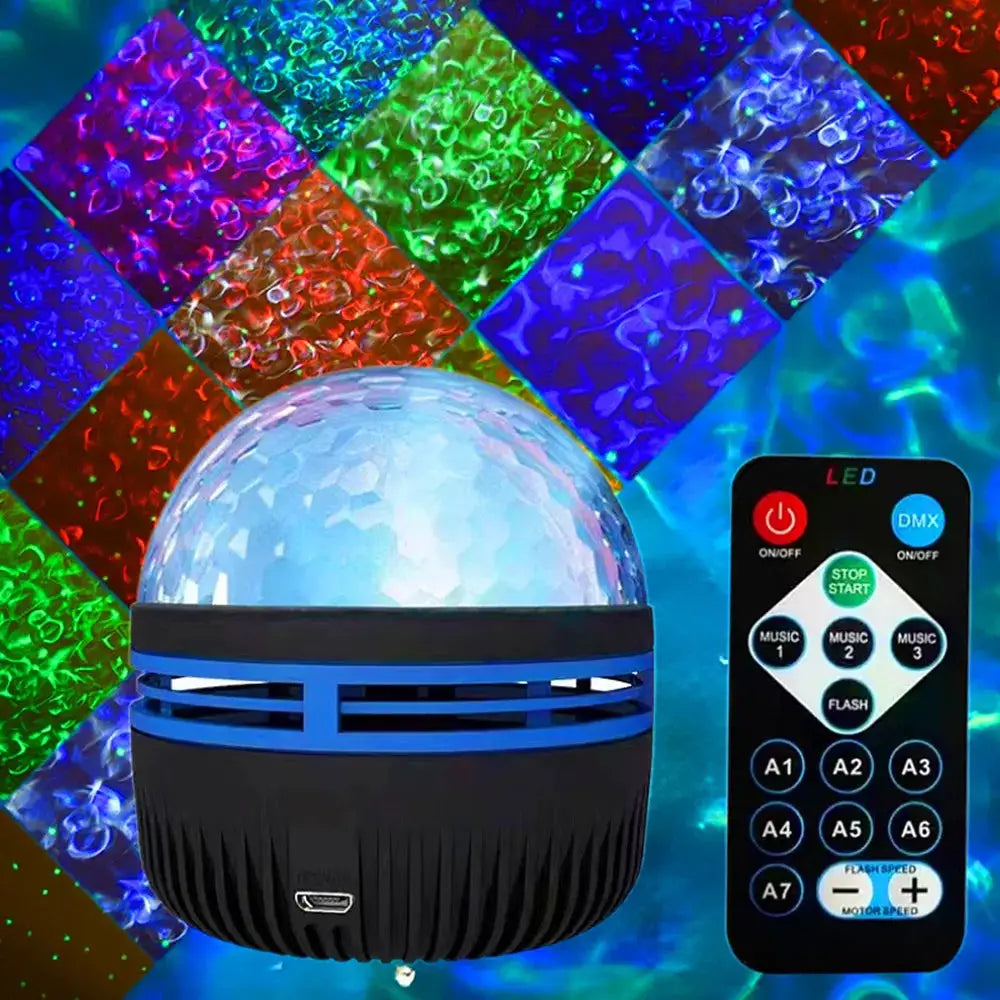 Galaxy Projector | 5V USB Powered | 360 Rotation Remote | 10 cm Length