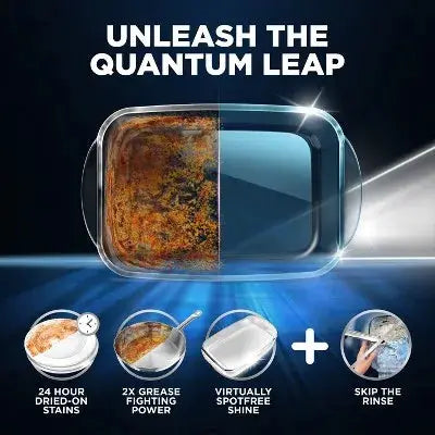 Dishwasher Tablets | Quantum Formula | 2X Grease Power | 14 Count