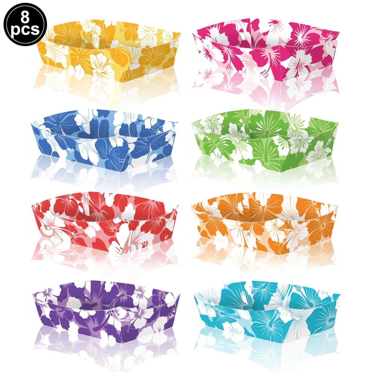 Surf Beach Party Tableware | Paper Plates Napkins Cups | Tattoos And Snack Tray