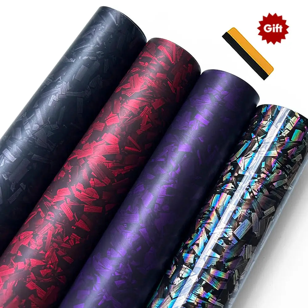 Carbon Fiber Vinyl Film 3D/6D Matte Effect Gloss Motorcycle Body Stickers Forged Carbon Fiber Wrap Foil Sticker Auto Accessories from PriceLows™