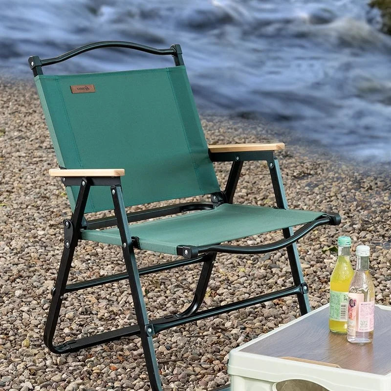 Camping Chair | Aluminum Frame | Ultra-Light Portable | Green