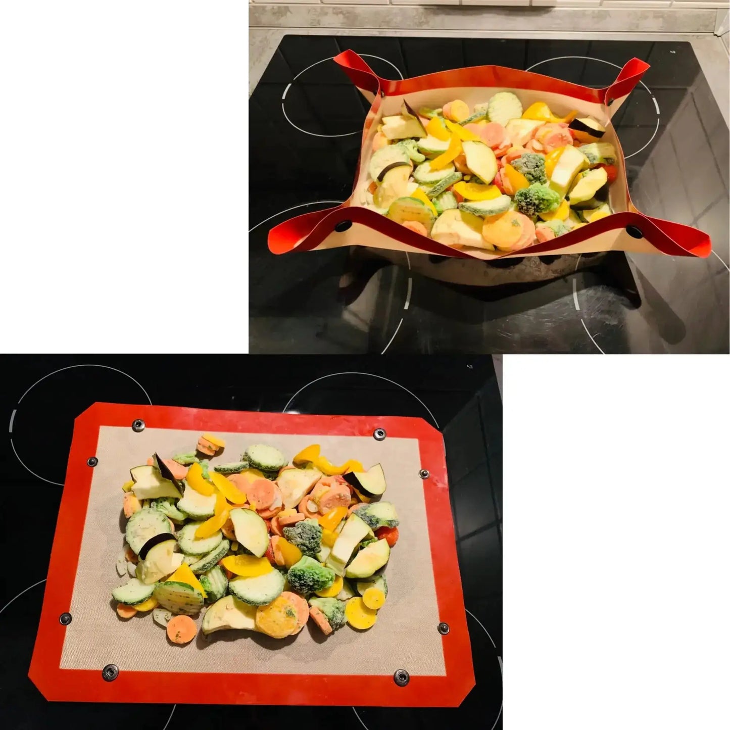 Silicone Baking Mat | Heat Resistant | Nonstick | Small Button Design