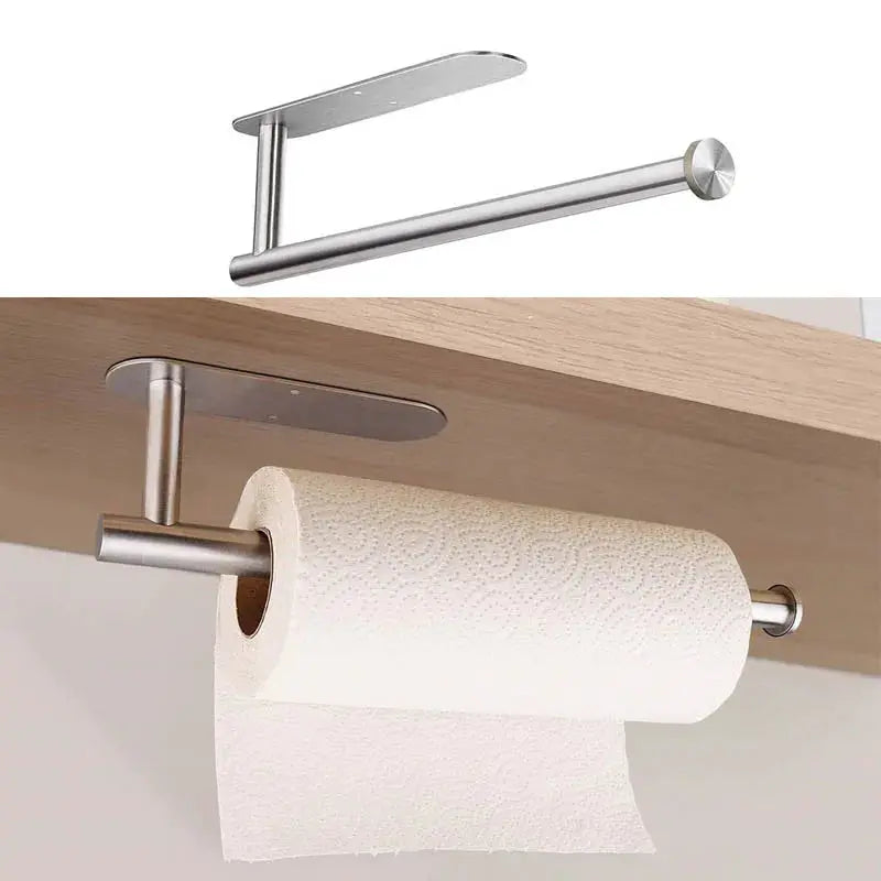 33cm Paper Towel Holders For Kitchen,AdhesiveToilet Paper Holder,Tissue Dispenser,Cabinet Storage Organizer,Towel Rack For Home from PriceLows™