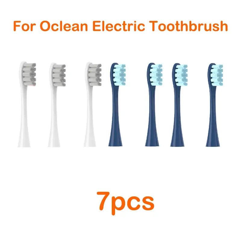 For Oclean Flow/X/ X PRO/ Z1/ F1/ One/ Air 2 /SE Brush Heads Soft DuPont Sonic Toothbrush Vacuum Bristle 7pcs Replacement Heads from PriceLows™