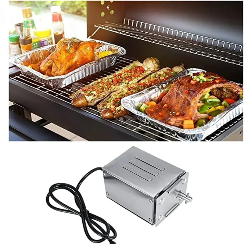 Electric Rotisserie Motor | Stainless Steel | 70 Kg Load Capacity | Model SP-S40